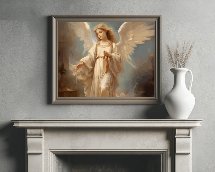 Guardian Angel Wall Art - Christian Spiritual Decor (Digital Download)
